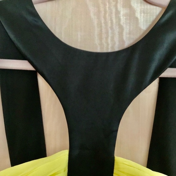 Brilliant Yellow Silk Maxi Dress Ball Gown - Picture 12 of 13